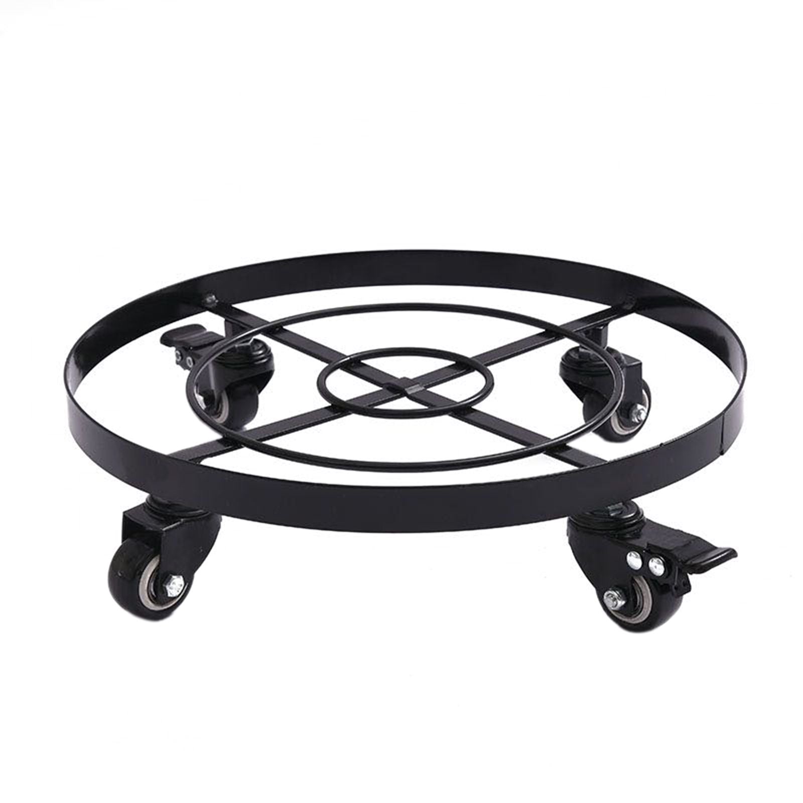 Mobile Flower Stand with Universal Wheels Metal Movable Flower Pot Stand V1294-YM0523-211019LW07-1