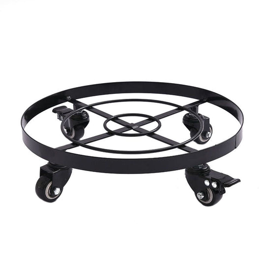 Mobile Flower Stand with Universal Wheels Metal Movable Flower Pot Stand V1294-YM0523-211019LW07-1