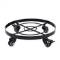 Mobile Flower Stand with Universal Wheels Metal Movable Flower Pot Stand V1294-YM0523-211019LW07-1