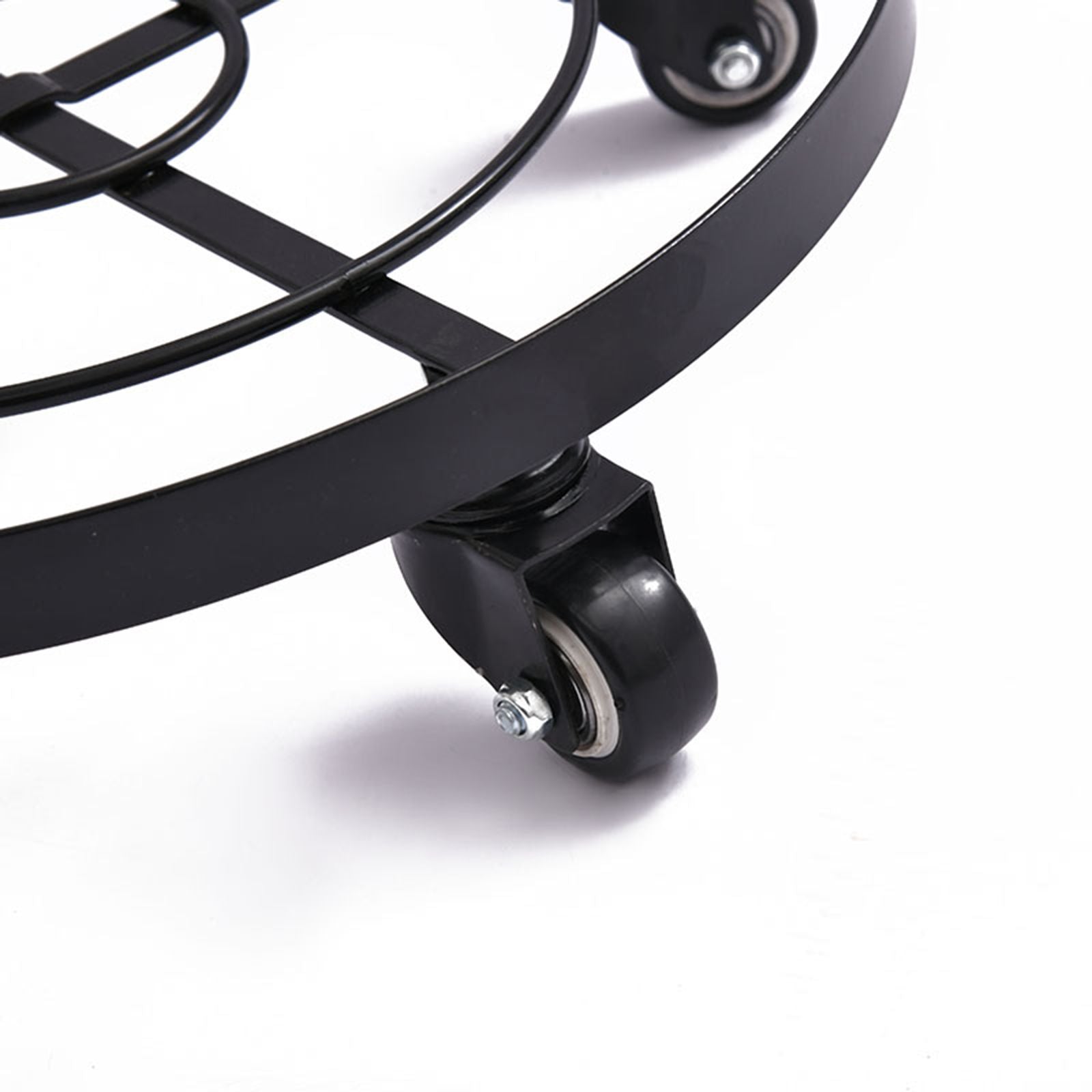 Mobile Flower Stand with Universal Wheels Metal Movable Flower Pot Stand V1294-YM0523-211019LW07-1