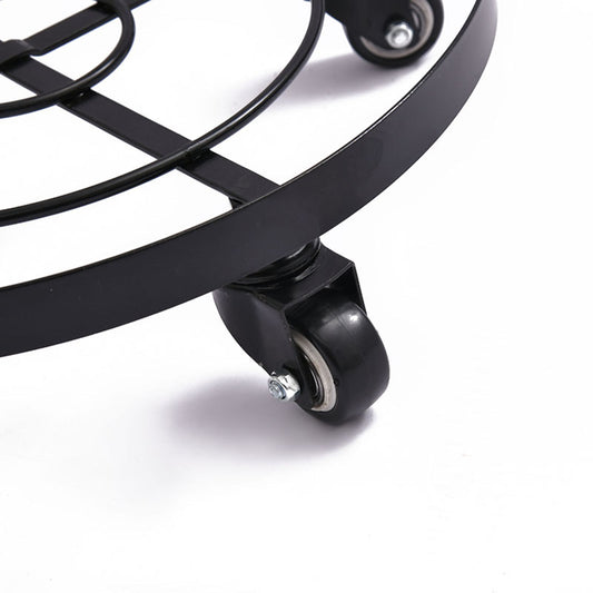 Mobile Flower Stand with Universal Wheels Metal Movable Flower Pot Stand V1294-YM0523-211019LW07-1