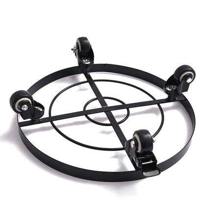 Mobile Flower Stand with Universal Wheels Metal Movable Flower Pot Stand V1294-YM0523-211019LW07-1