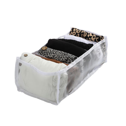 Wardrobe Clothes Organizer Foldable Drawer Clothes Compartment Storage Box for Bedroom Dorm Room V1294-YM0523-211019YA03-1
