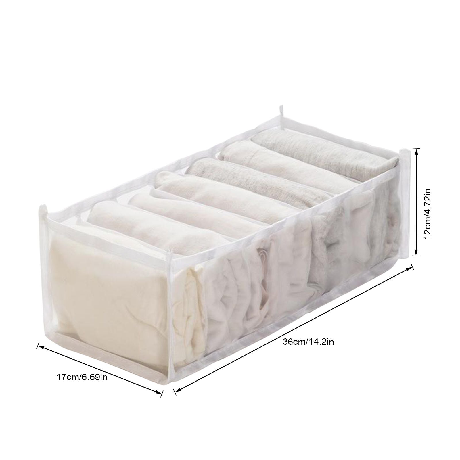 Wardrobe Clothes Organizer Foldable Drawer Clothes Compartment Storage Box for Bedroom Dorm Room V1294-YM0523-211019YA03-1
