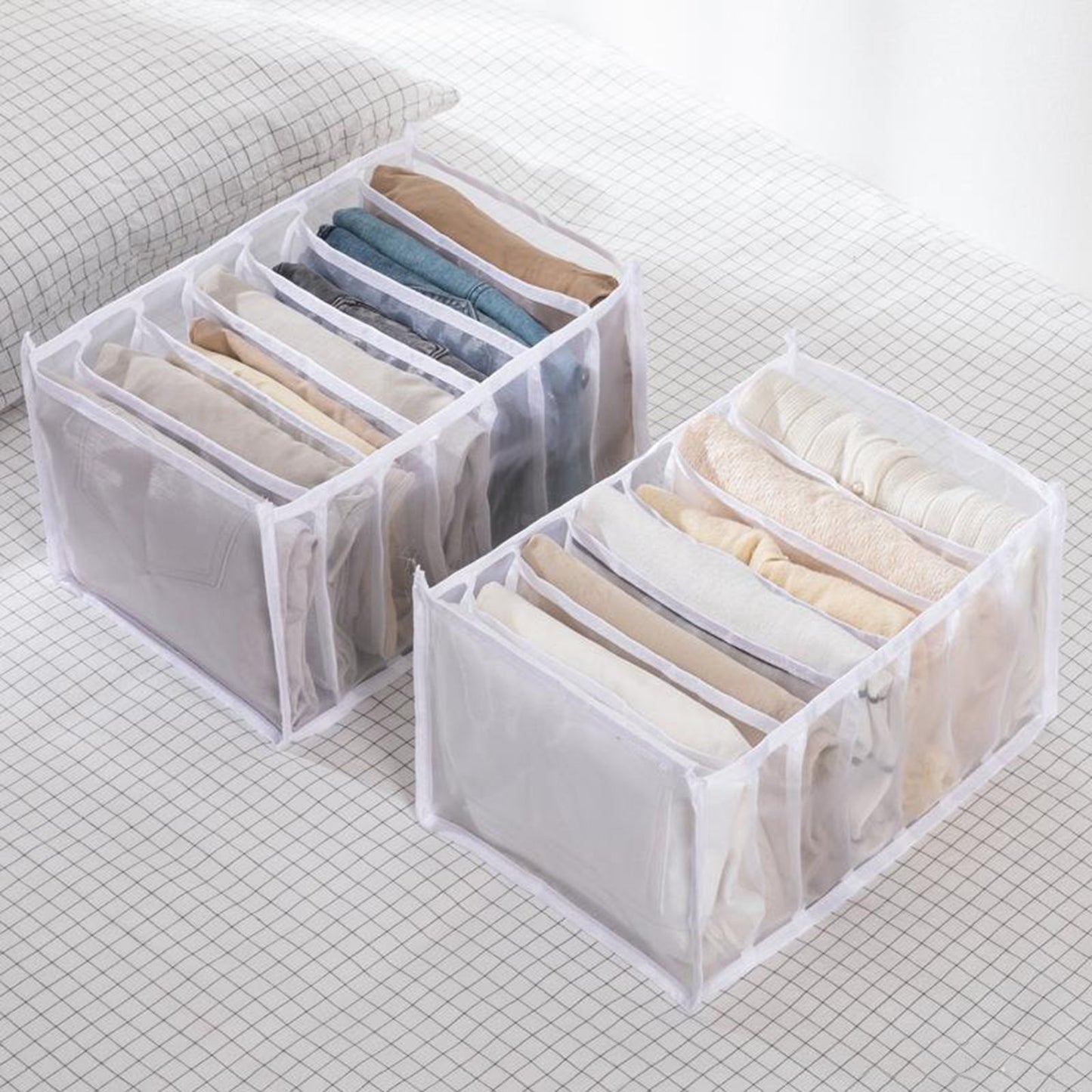 Wardrobe Clothes Organizer Foldable Drawer Clothes Compartment Storage Box for Bedroom Dorm Room V1294-YM0523-211019YA03-1