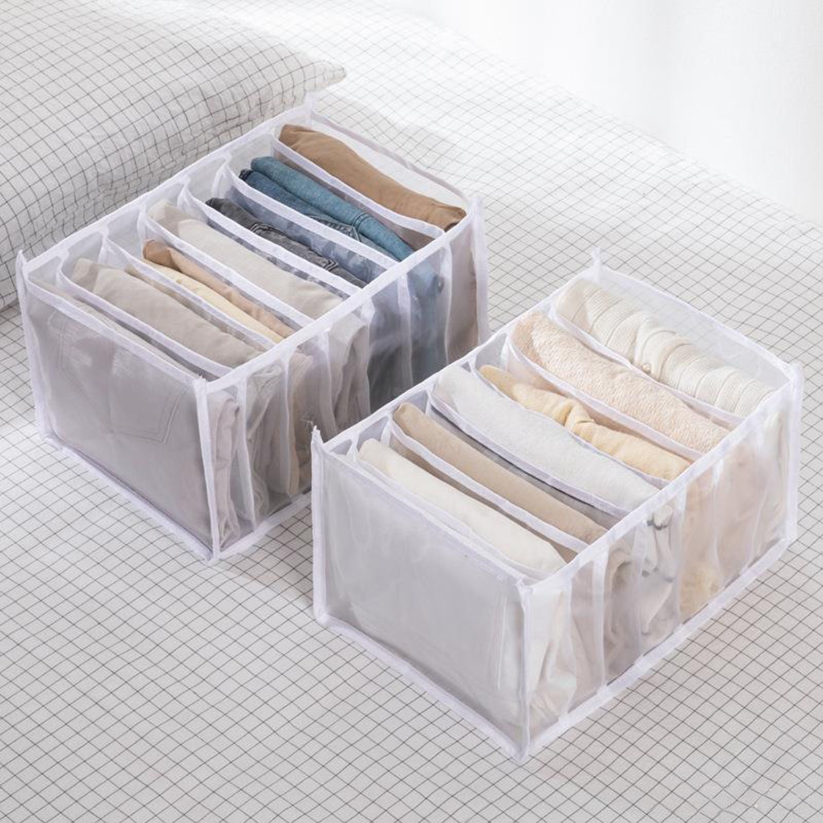 Wardrobe Clothes Organizer Foldable Drawer Clothes Compartment Storage Box for Bedroom Dorm Room V1294-YM0523-211019YA03-1