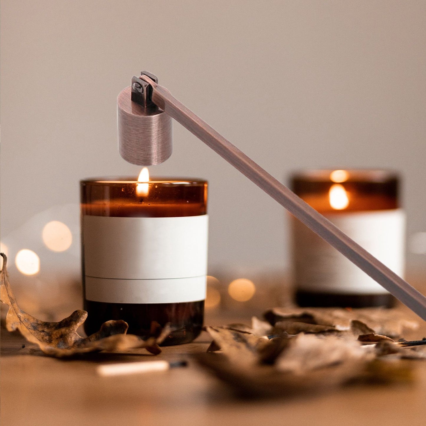 Candle Wick Snuffer Stainless Steel Wick Flame Snuffer Vintage Extinguisher with Long Handle V1294-YM0523-211020XU02-3