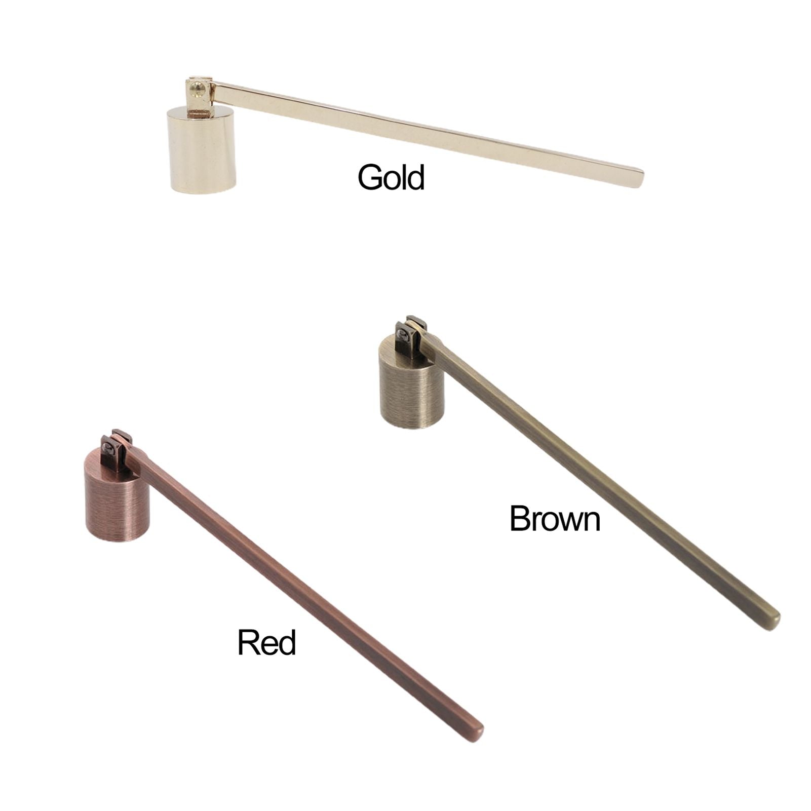 Candle Wick Snuffer Stainless Steel Wick Flame Snuffer Vintage Extinguisher with Long Handle V1294-YM0523-211020XU02-3