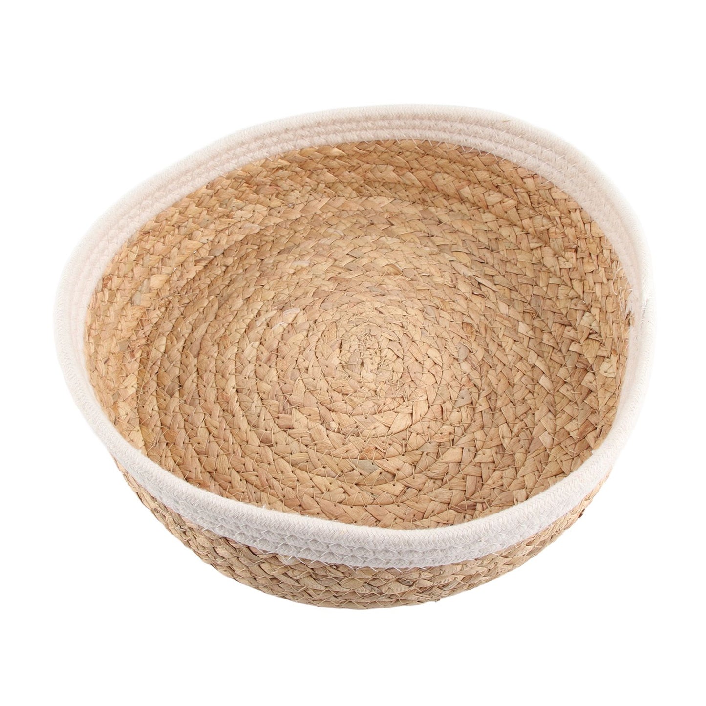 Woven Storage Basket Cloth Lining Rectangular Decorative Organizer Bins for Clothes Toy V1294-YM0523-220113JY01-5
