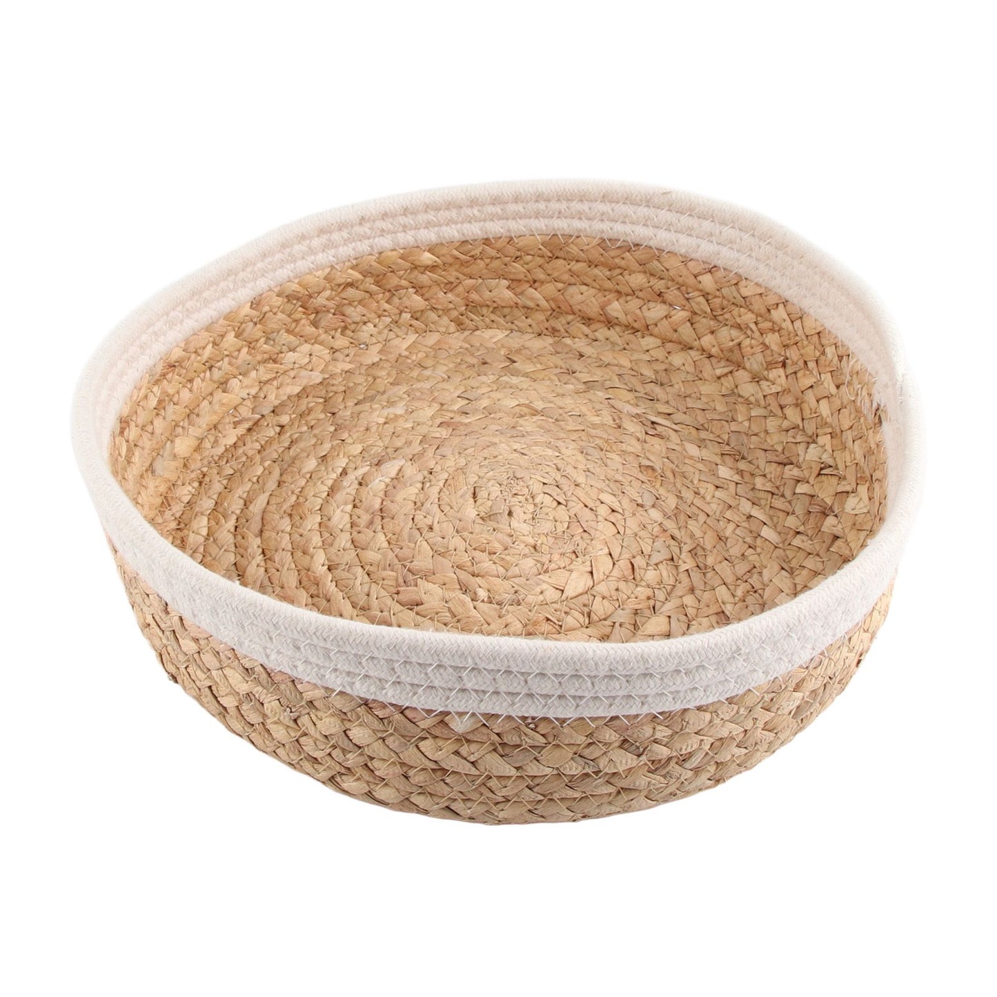 Woven Storage Basket Cloth Lining Rectangular Decorative Organizer Bins for Clothes Toy V1294-YM0523-220113JY01-5