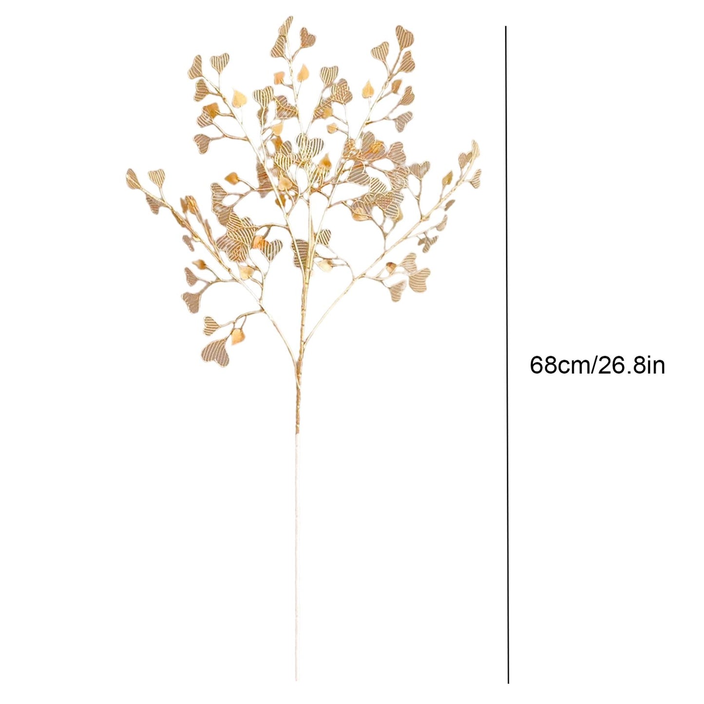 Gold Heart Shaped Artificial Plastic Grass V1294-YM0523-220114XU01