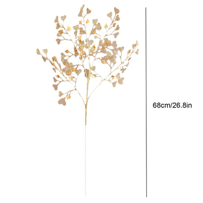 Gold Heart Shaped Artificial Plastic Grass V1294-YM0523-220114XU01