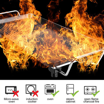 Disposable Tin Foil Box with Lid Outdoor Barbecue Baking Oven Tin Foil Bowl V1294-YM0523-220211GS01-1