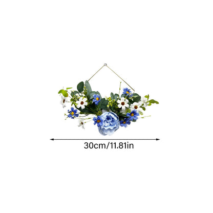 Artificial Sunflower Wreath Door Wreath Home Decoration V1294-YM0523-220221LS01-5