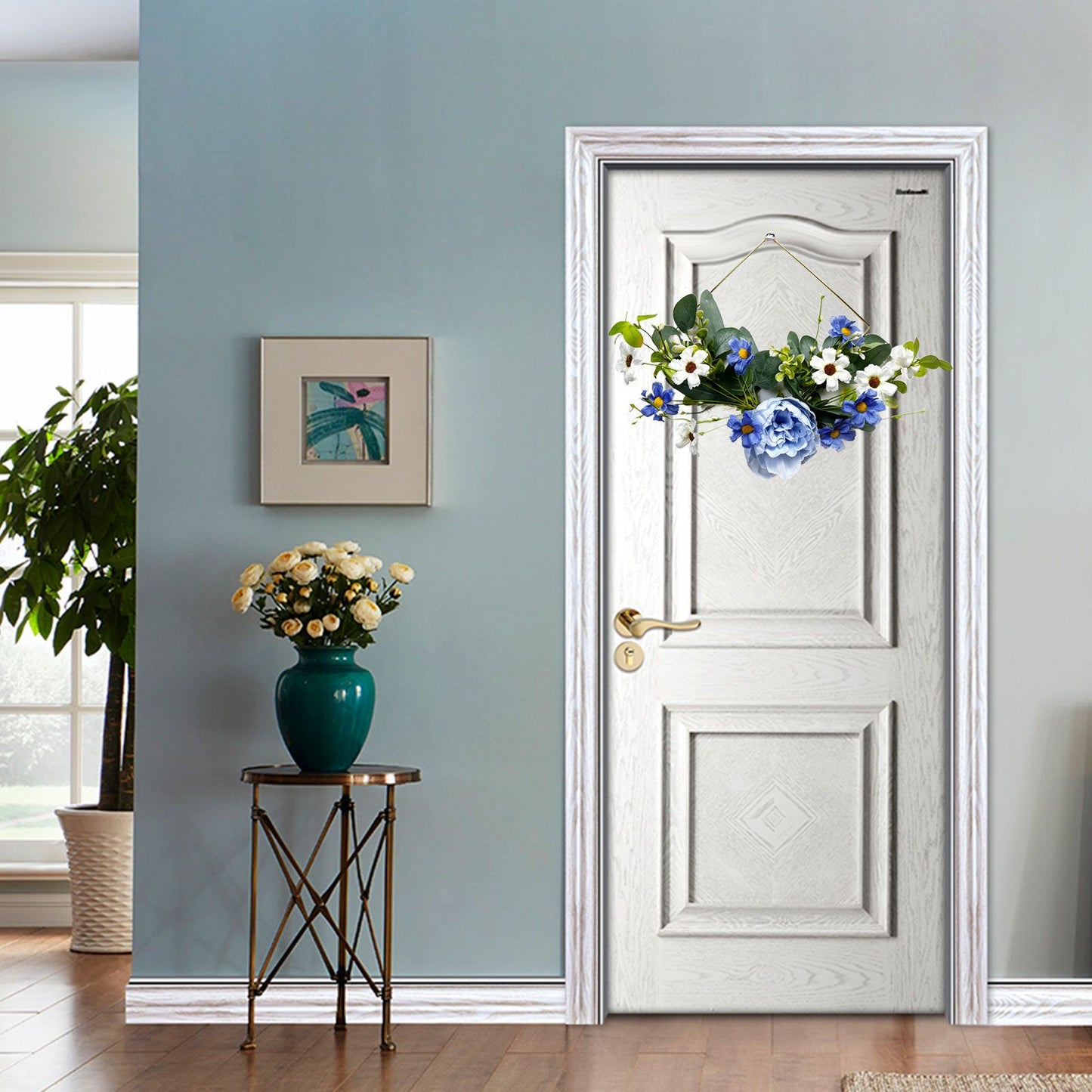 Artificial Sunflower Wreath Door Wreath Home Decoration V1294-YM0523-220221LS01-5