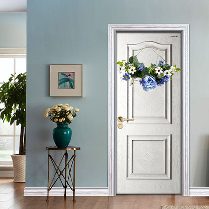 Artificial Sunflower Wreath Door Wreath Home Decoration V1294-YM0523-220221LS01-5