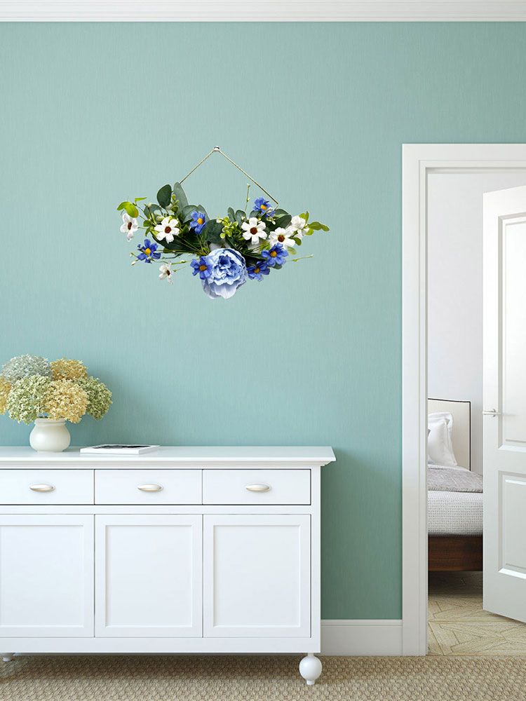 Artificial Sunflower Wreath Door Wreath Home Decoration V1294-YM0523-220221LS01-5