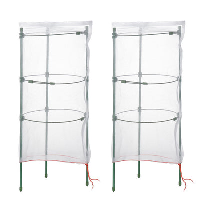 Garden Plastic Multifunctional Plant Covers Protectors Transparent Jar Prevent Birds Frost V1294-YM0523-220222DJ01