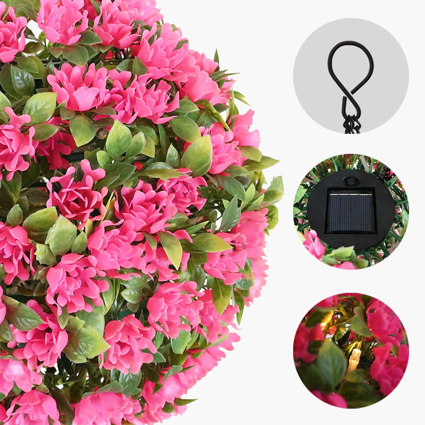 Outdoor Villa Garden Landscape Lights Simulate Potted Solar String Lights Luminous Grass Lights V1294-YM0523-220225DY04-3