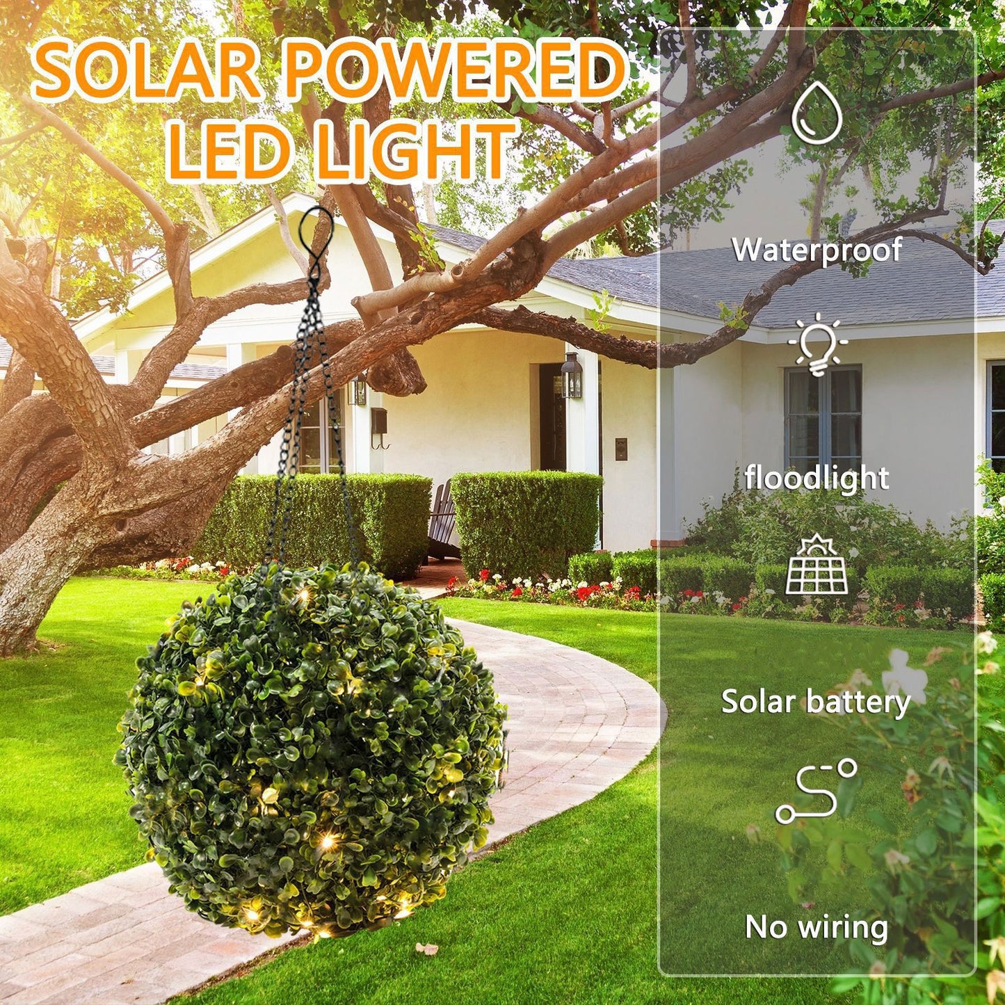 Outdoor Villa Garden Landscape Lights Simulate Potted Solar String Lights Luminous Grass Lights V1294-YM0523-220225DY04-3
