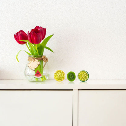 Simulated Fruit Slices Strawberry Kiwi Watermelon Slices Simulated Ice Cubes Fruit Display V1294-YM0523-220303CY10-2