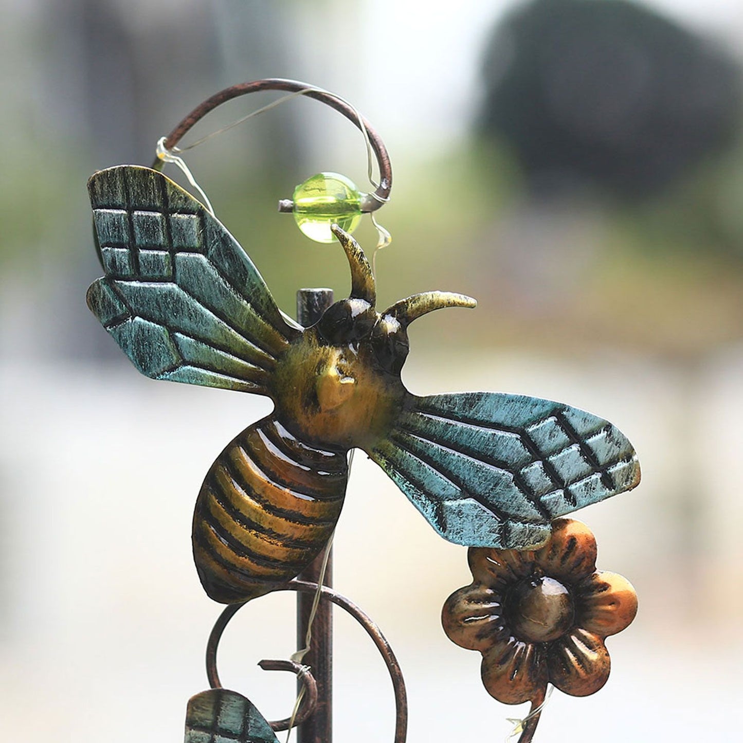 Solar Iron Lawn Lamp Waterproof Garden Stake Light Patio Decoration Landscape Light V1294-YM0523-220303LW07-3