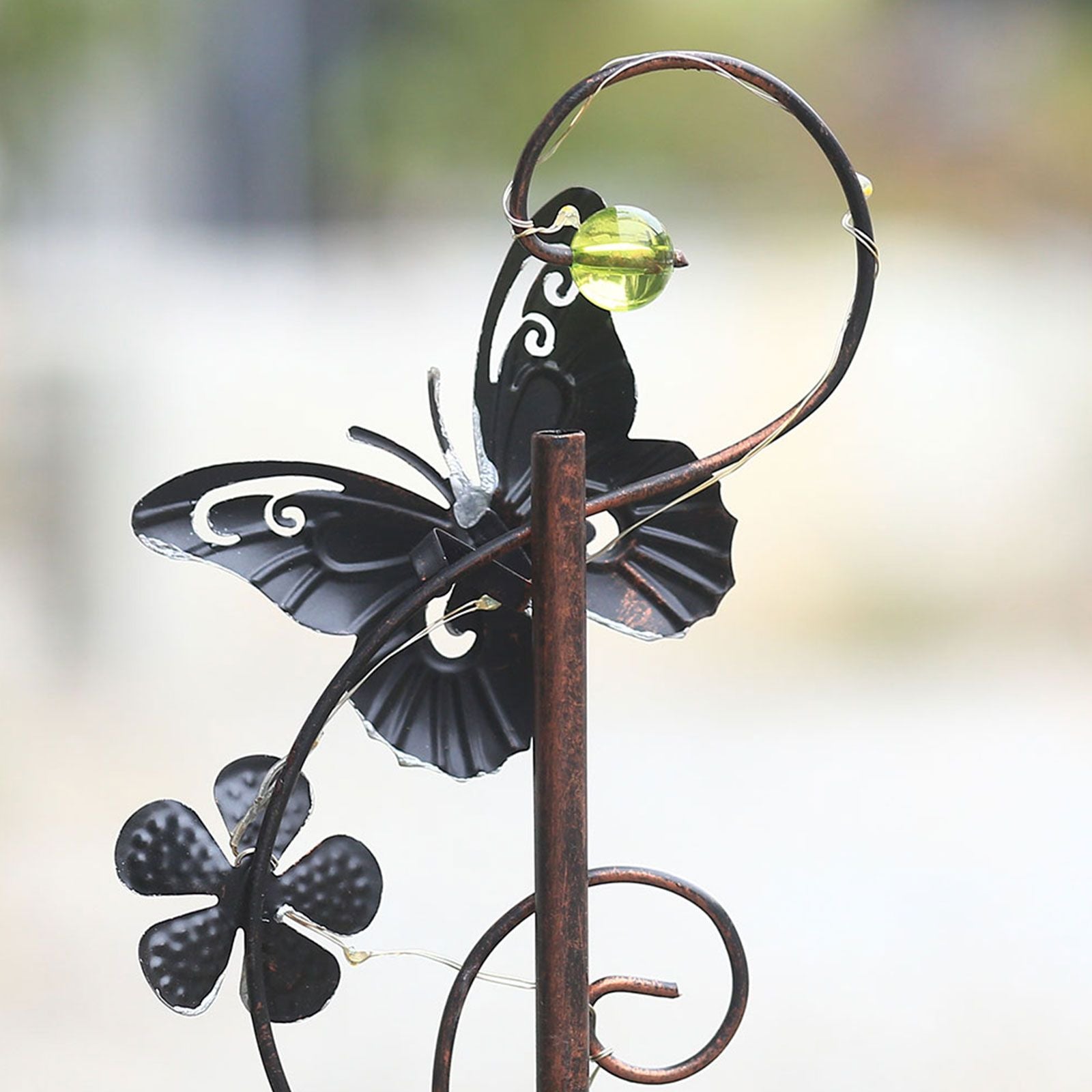 Solar Iron Lawn Lamp Waterproof Garden Stake Light Patio Decoration Landscape Light V1294-YM0523-220303LW07-3