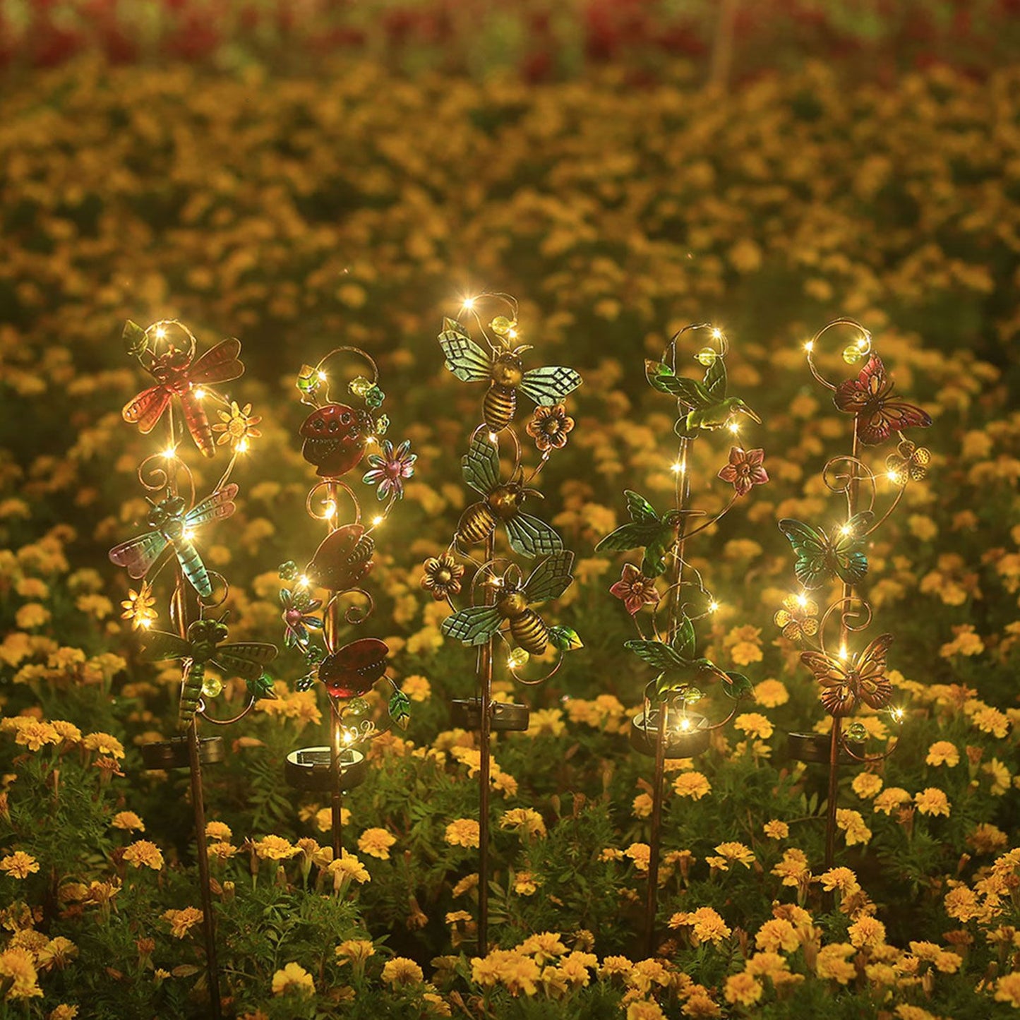 Solar Iron Lawn Lamp Waterproof Garden Stake Light Patio Decoration Landscape Light V1294-YM0523-220303LW07-3