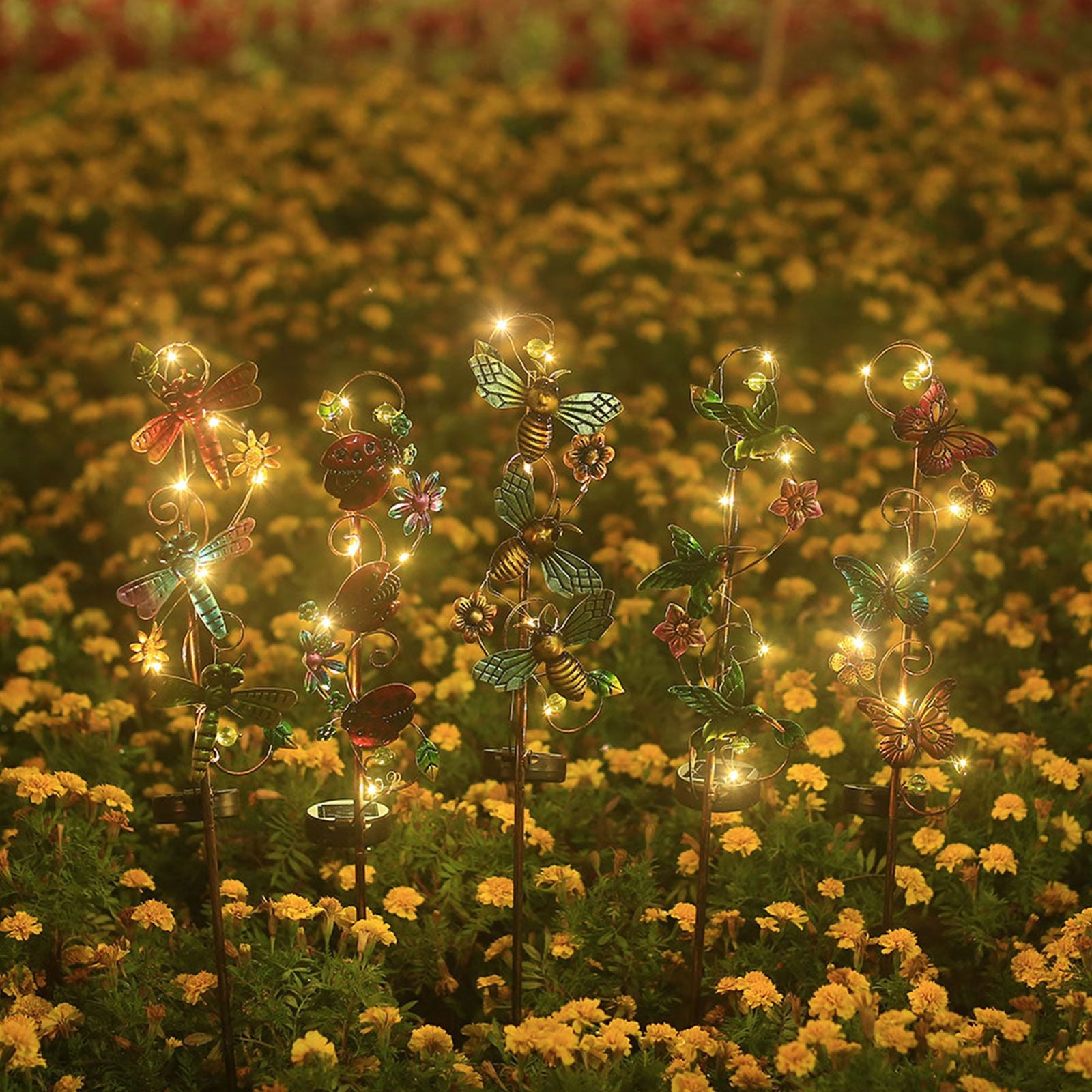 Solar Iron Lawn Lamp Waterproof Garden Stake Light Patio Decoration Landscape Light V1294-YM0523-220303LW07-3