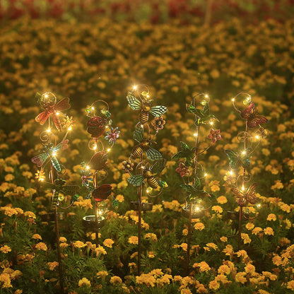 Solar Iron Lawn Lamp Waterproof Garden Stake Light Patio Decoration Landscape Light V1294-YM0523-220303LW07-3