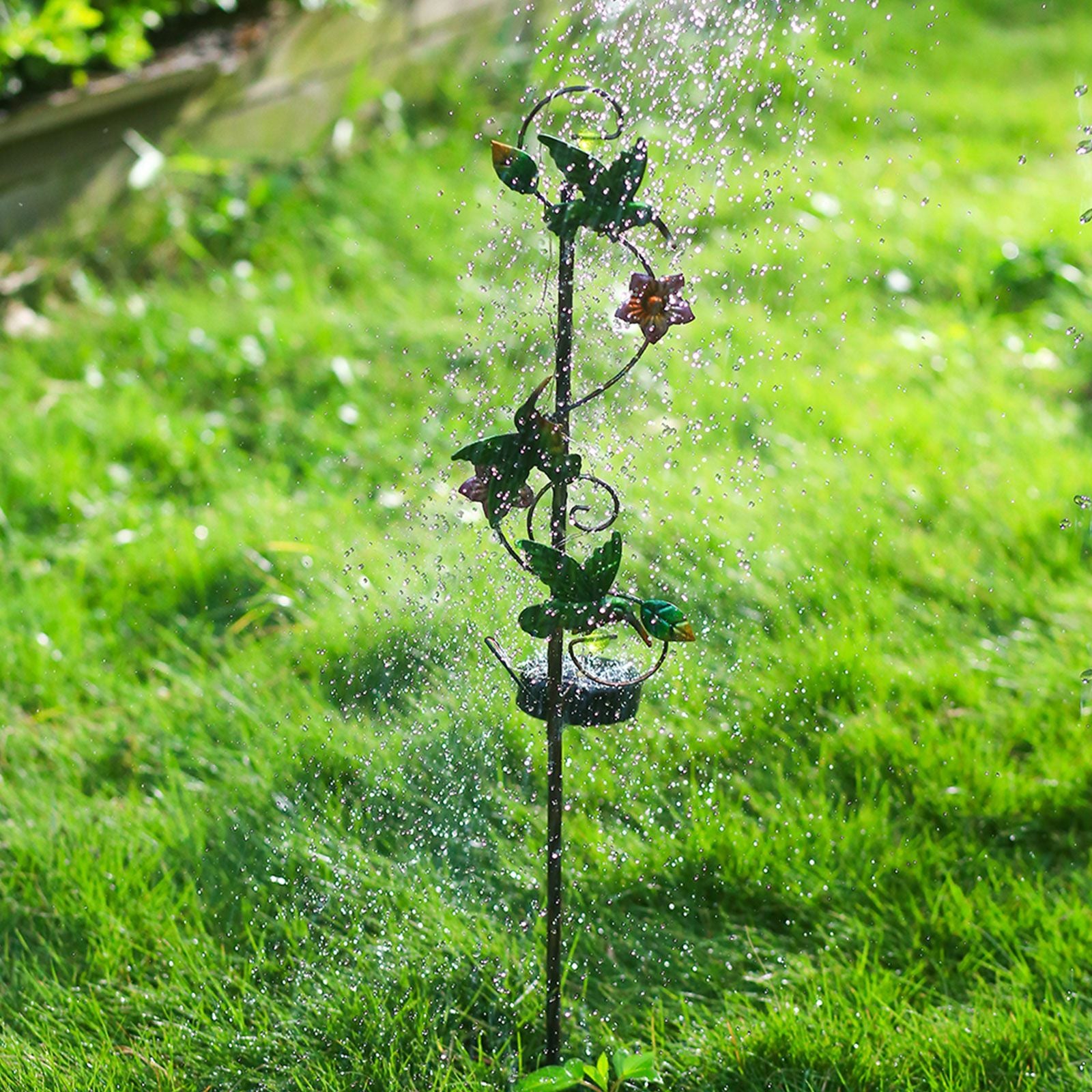Solar Iron Lawn Lamp Waterproof Garden Stake Light Patio Decoration Landscape Light V1294-YM0523-220303LW07-3