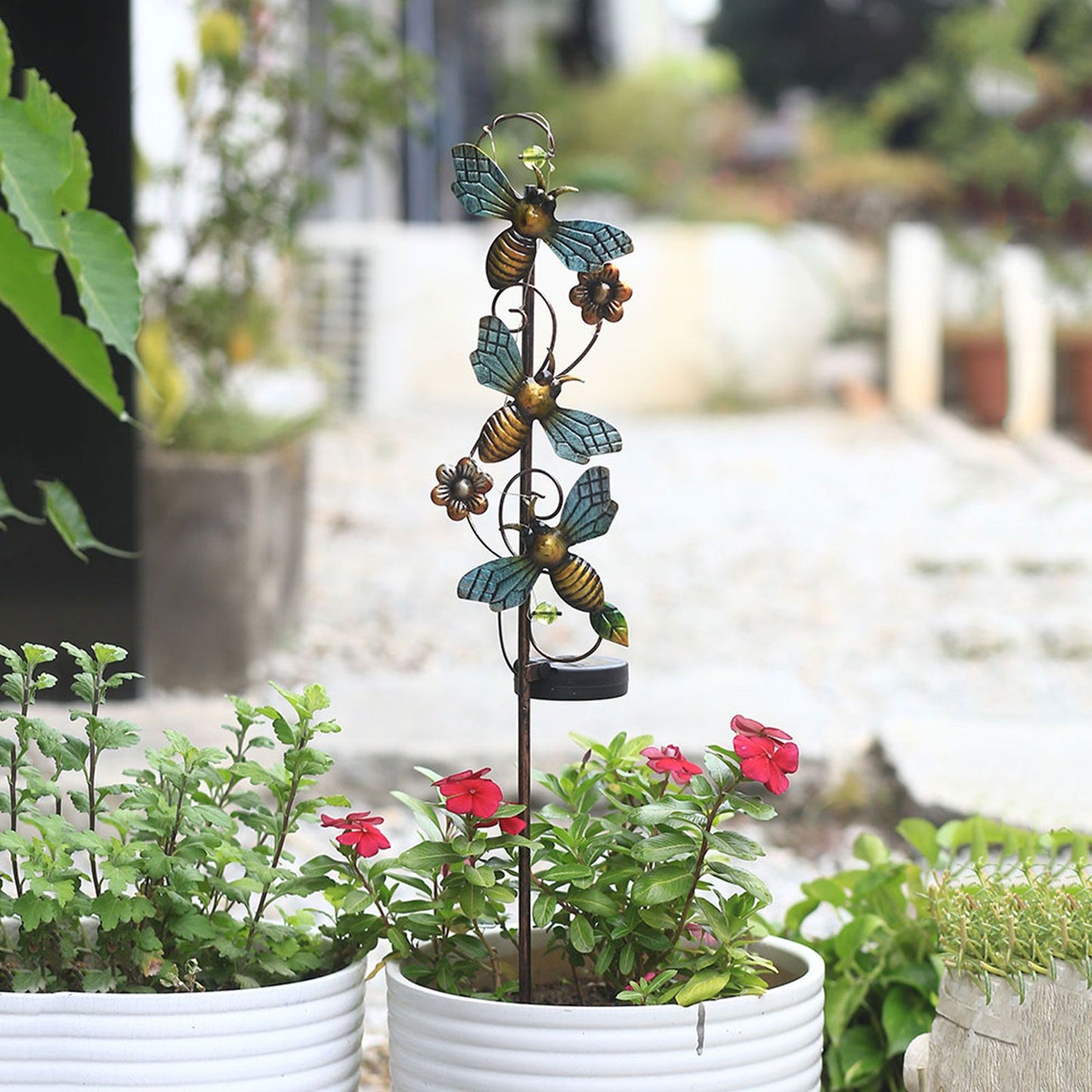 Solar Iron Lawn Lamp Waterproof Garden Stake Light Patio Decoration Landscape Light V1294-YM0523-220303LW07-3