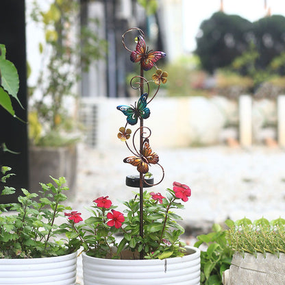 Solar Iron Lawn Lamp Waterproof Garden Stake Light Patio Decoration Landscape Light V1294-YM0523-220303LW07-3