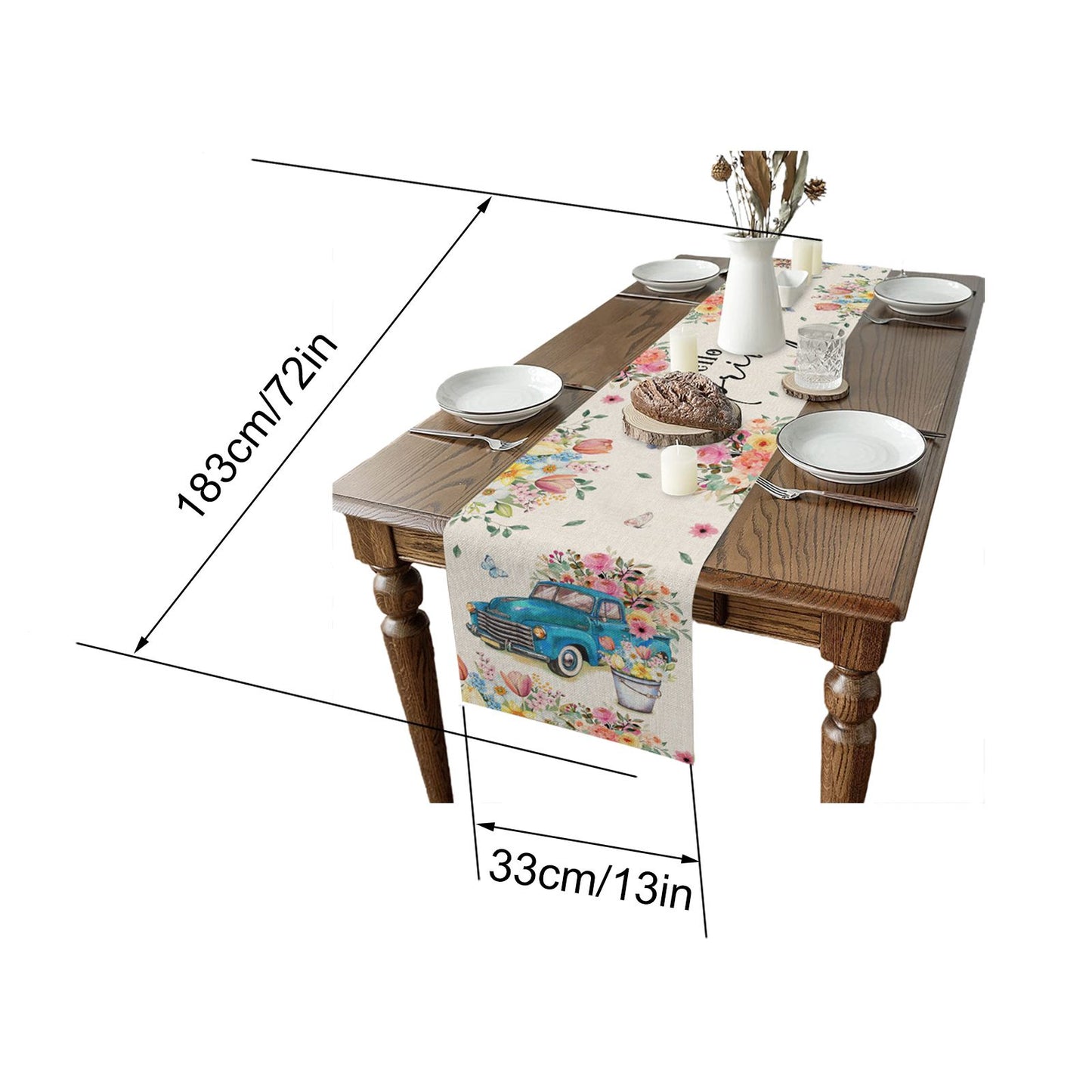 Washable Napkin Table Flag Table Runner Table Napkin Table Cloth V1294-YM0523-220303WQ04-1