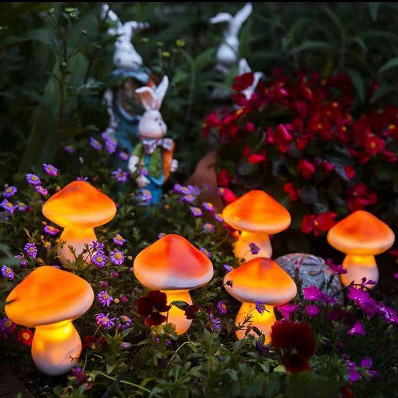 Lawn Garden Mushroom Lights LED Mushroom Lights String Outdoor Decorative Lights V1294-YM0523-220308DJ03-1