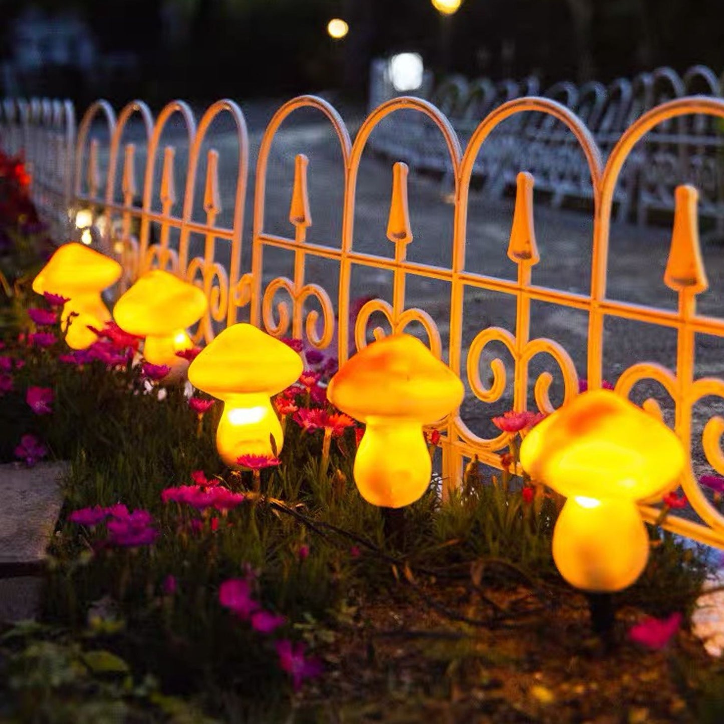 Lawn Garden Mushroom Lights LED Mushroom Lights String Outdoor Decorative Lights V1294-YM0523-220308DJ03-1