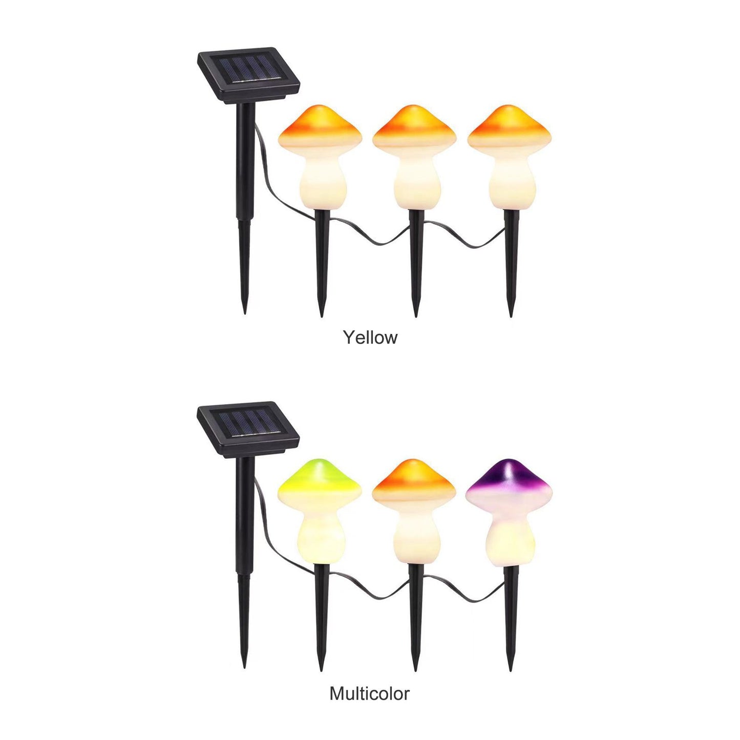 Lawn Garden Mushroom Lights LED Mushroom Lights String Outdoor Decorative Lights V1294-YM0523-220308DJ03-1