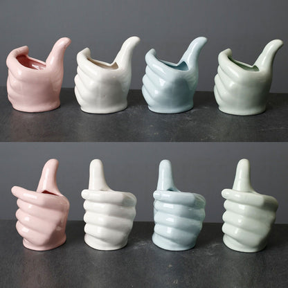Gardening Succulent Pot Ceramic Indoor Tabletop Plant Pot Home Decoration V1294-YM0523-220310XY01-1