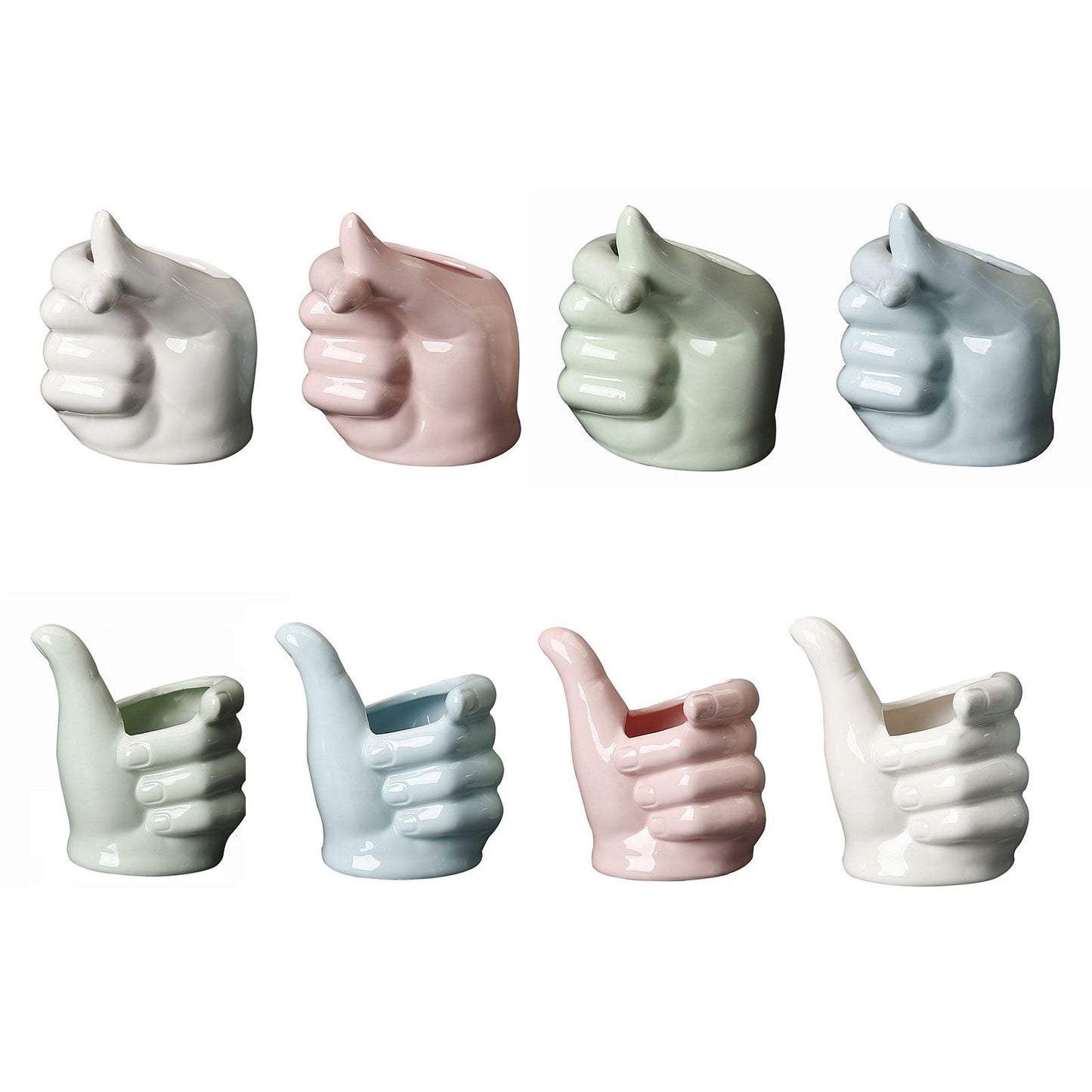 Gardening Succulent Pot Ceramic Indoor Tabletop Plant Pot Home Decoration V1294-YM0523-220310XY01-1