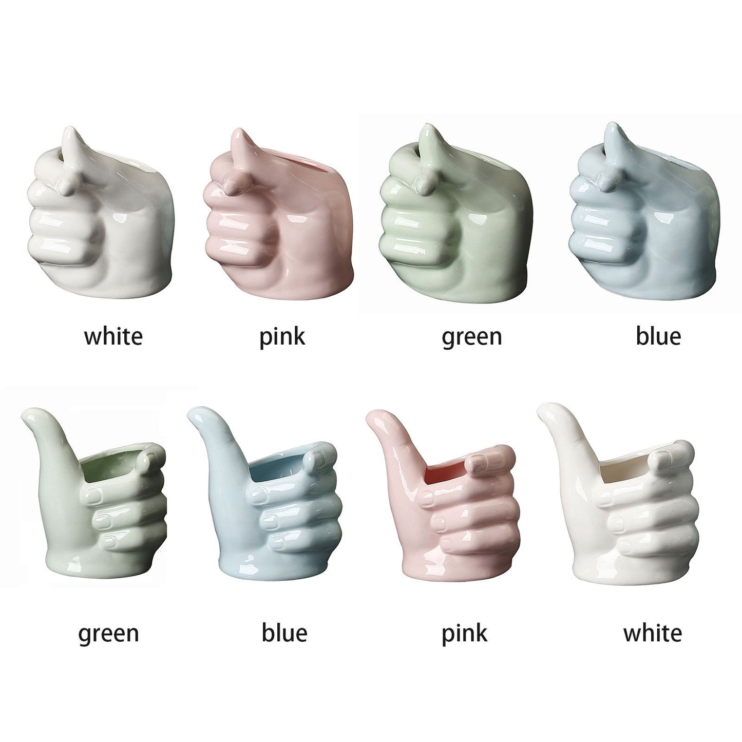 Gardening Succulent Pot Ceramic Indoor Tabletop Plant Pot Home Decoration V1294-YM0523-220310XY01-1