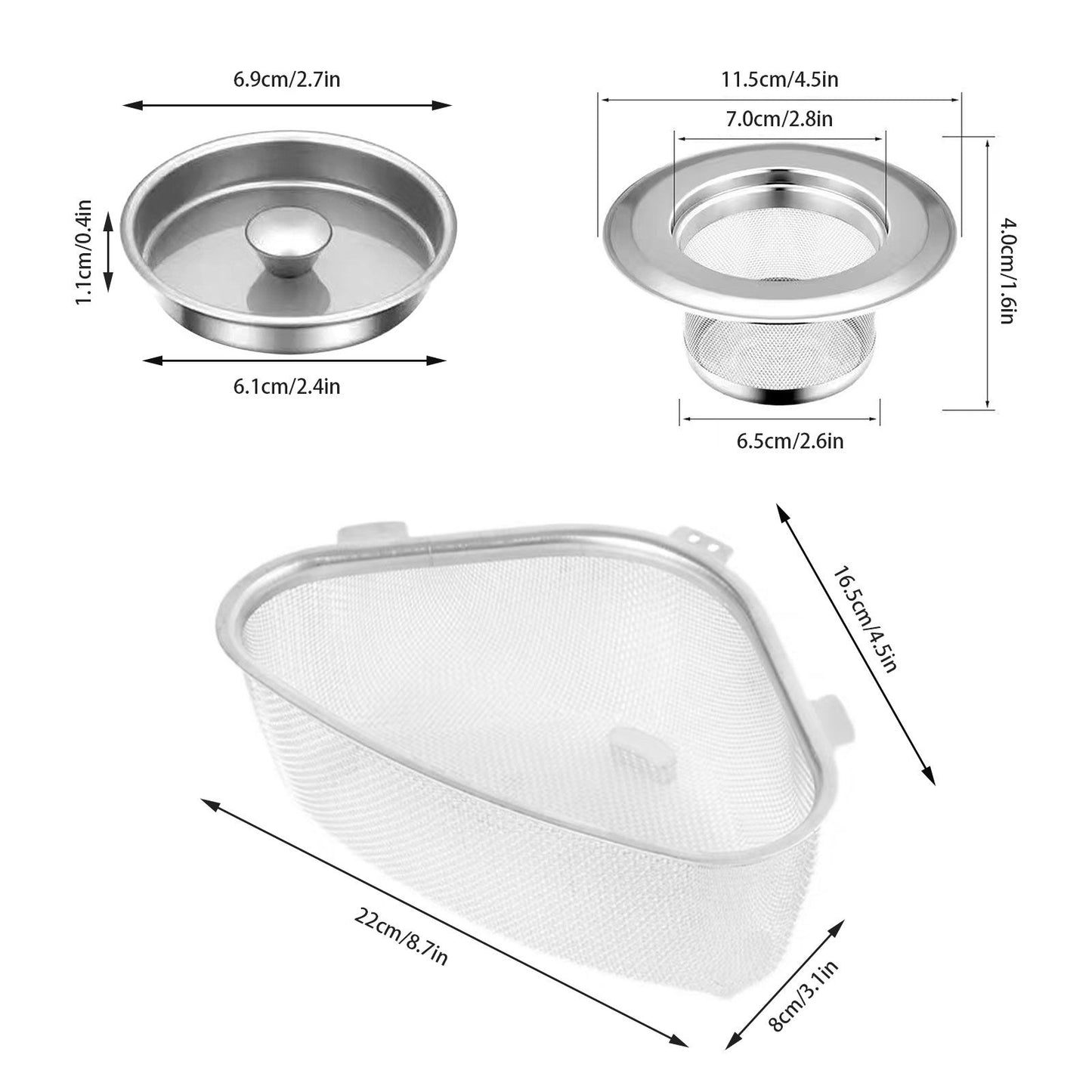 Sink Water Filter Basket Sink Hanging Filter Basket Kitchen Accessories V1294-YM0523-220315YM01-1