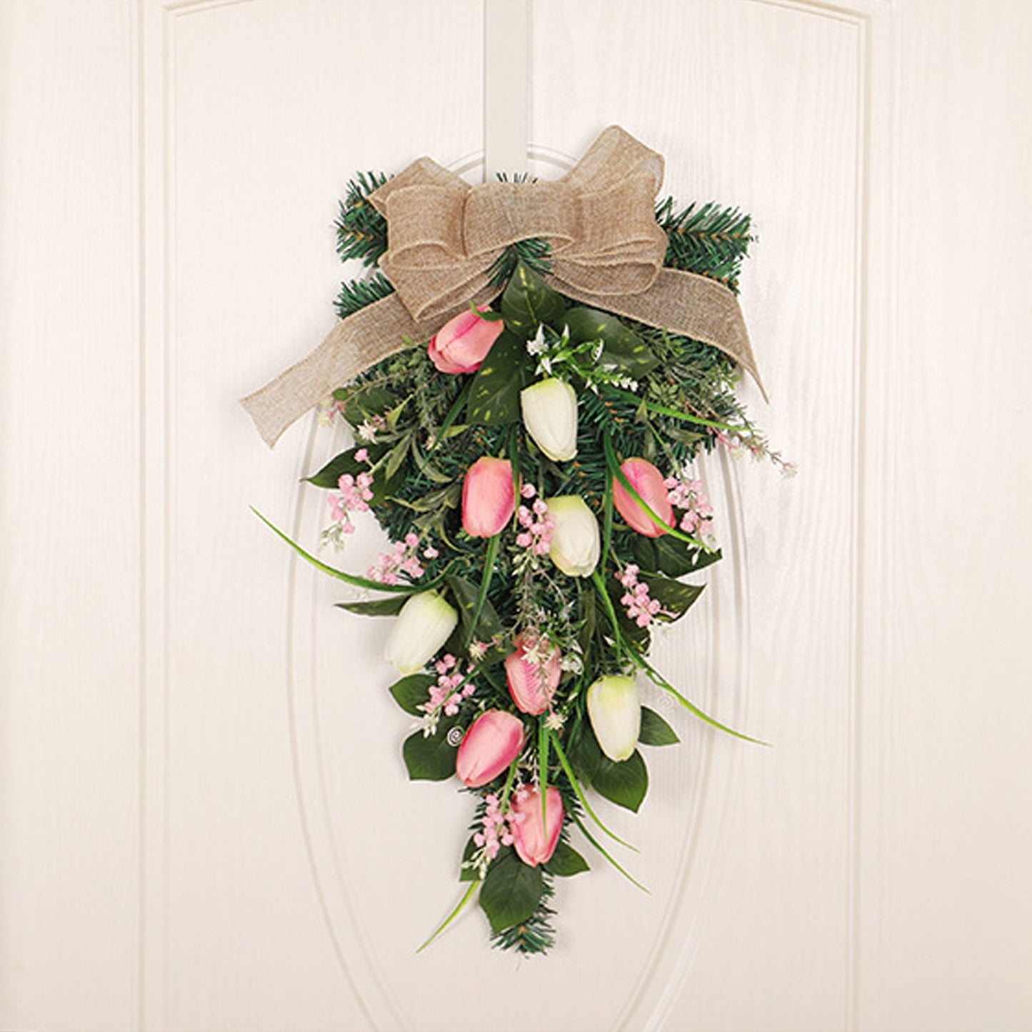 Simulation Wreath Door Hanging Wreath Artificial Decorative Wreath for Home Decoration V1294-YM0523-220318CY12