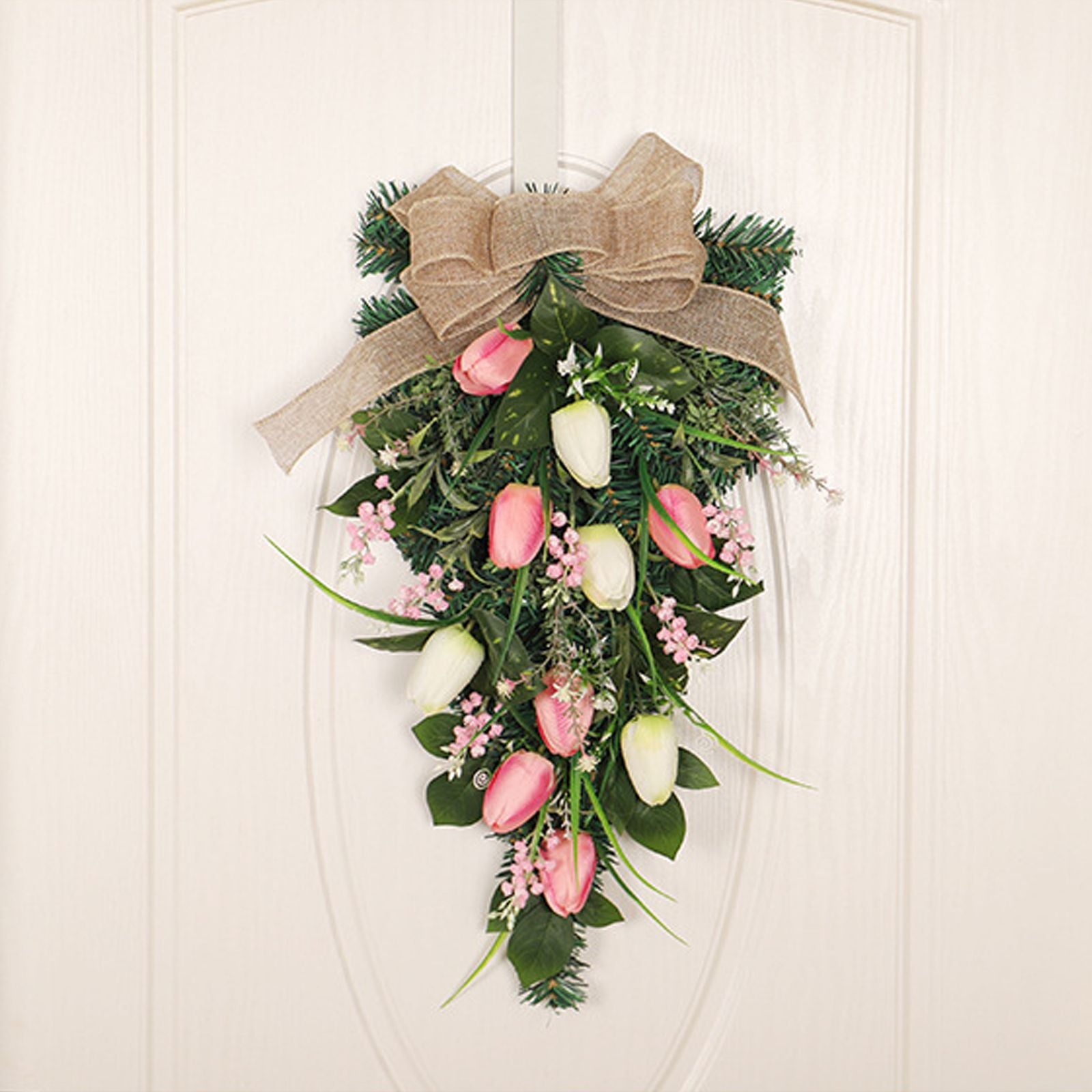 Simulation Wreath Door Hanging Wreath Artificial Decorative Wreath for Home Decoration V1294-YM0523-220318CY12