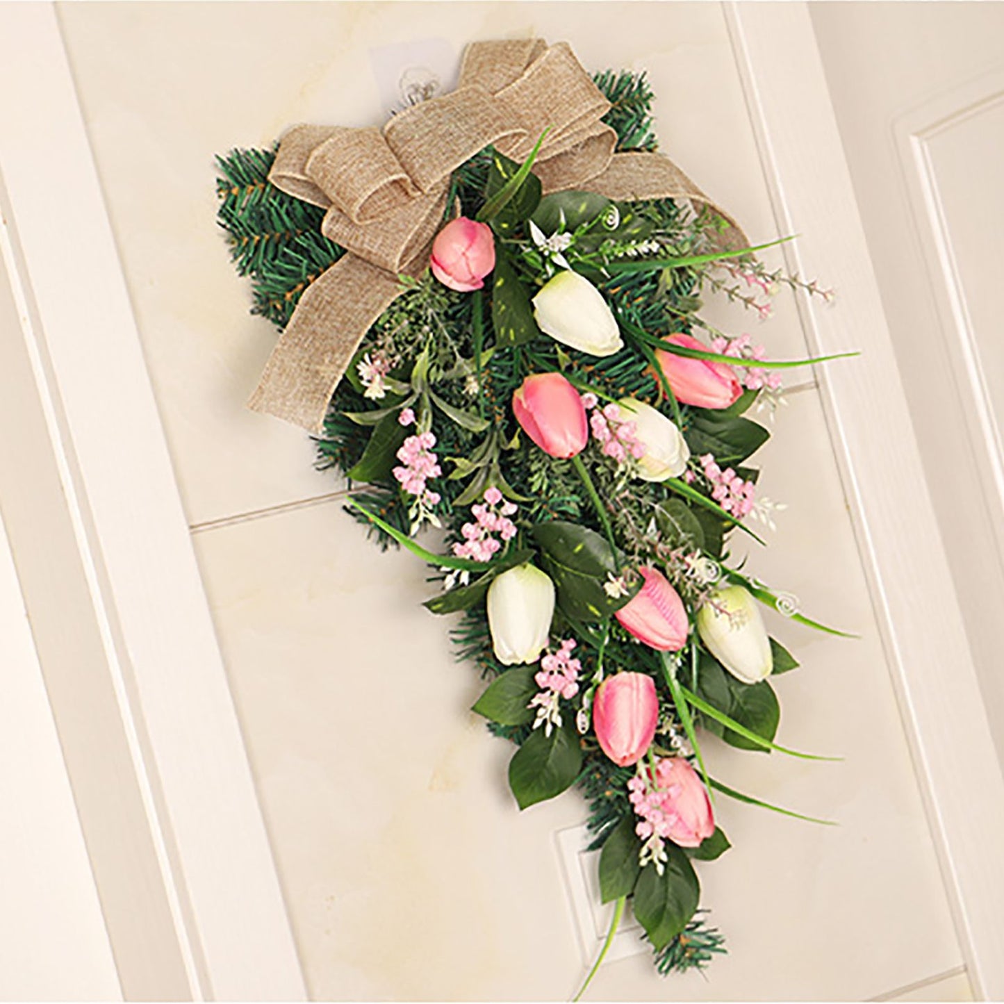 Simulation Wreath Door Hanging Wreath Artificial Decorative Wreath for Home Decoration V1294-YM0523-220318CY12