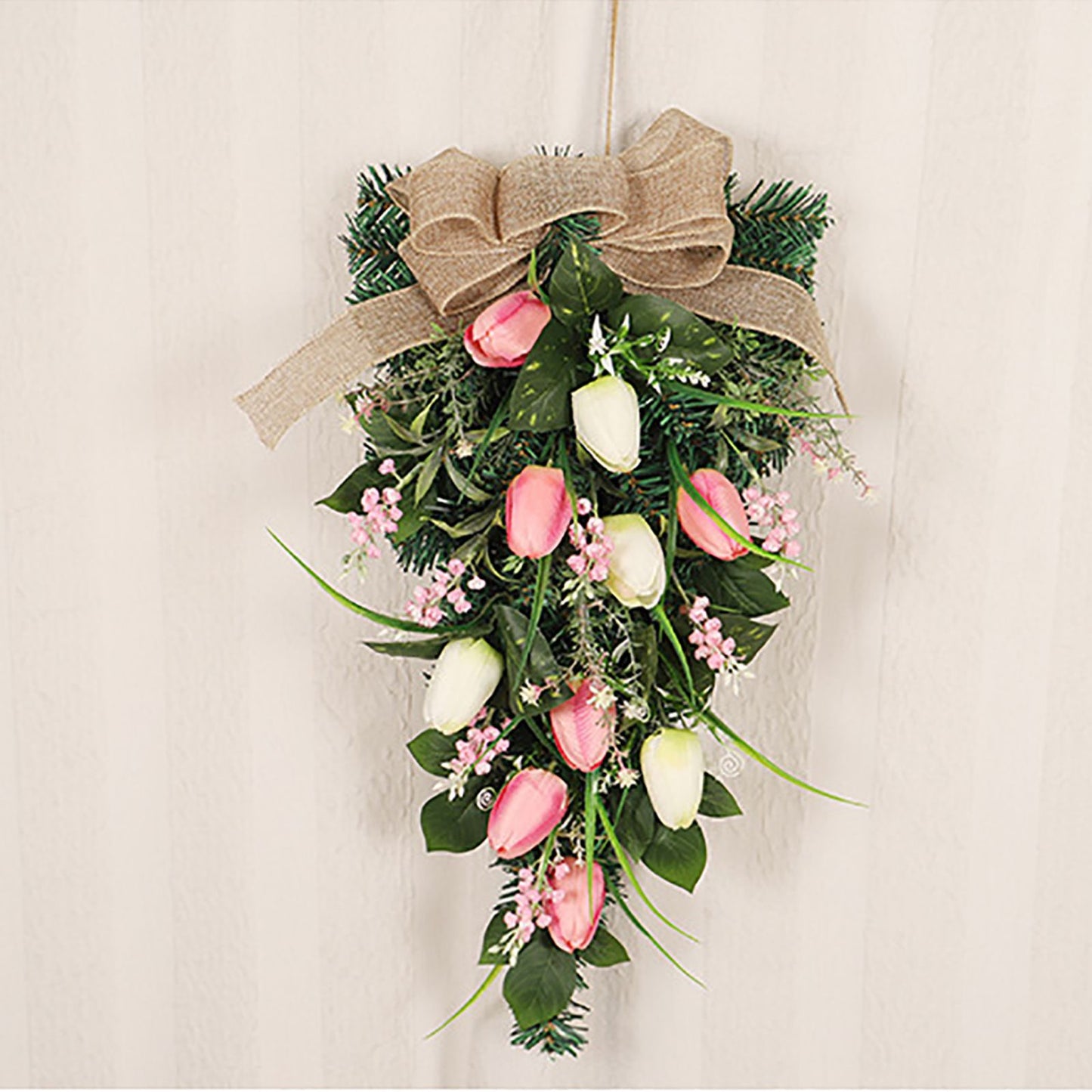 Simulation Wreath Door Hanging Wreath Artificial Decorative Wreath for Home Decoration V1294-YM0523-220318CY12