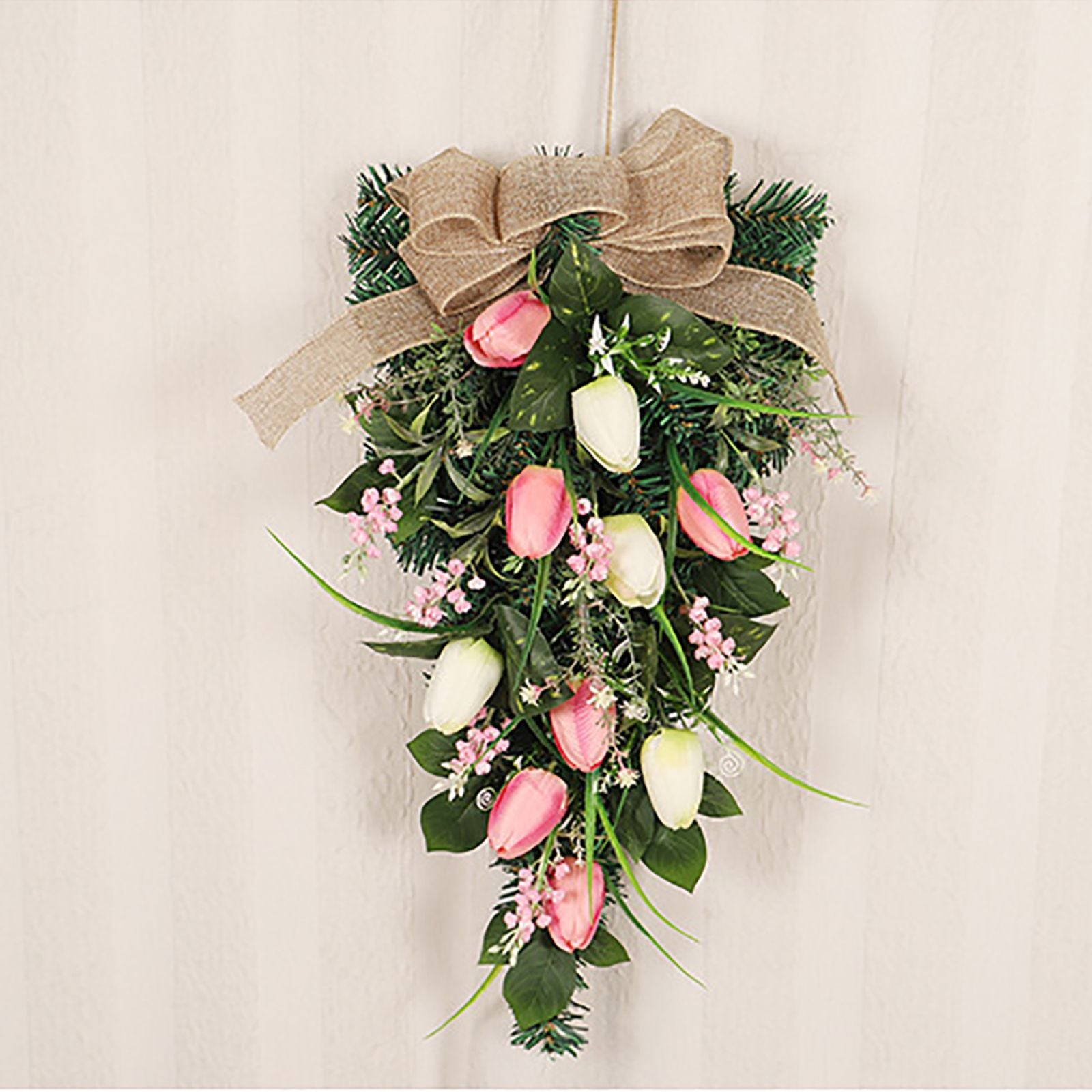 Simulation Wreath Door Hanging Wreath Artificial Decorative Wreath for Home Decoration V1294-YM0523-220318CY12