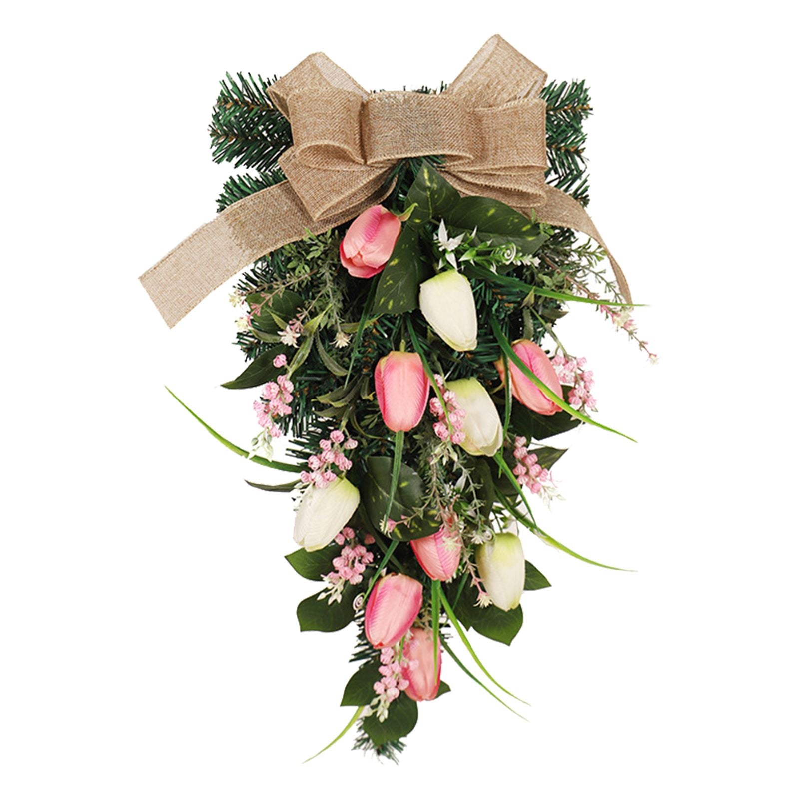 Simulation Wreath Door Hanging Wreath Artificial Decorative Wreath for Home Decoration V1294-YM0523-220318CY12