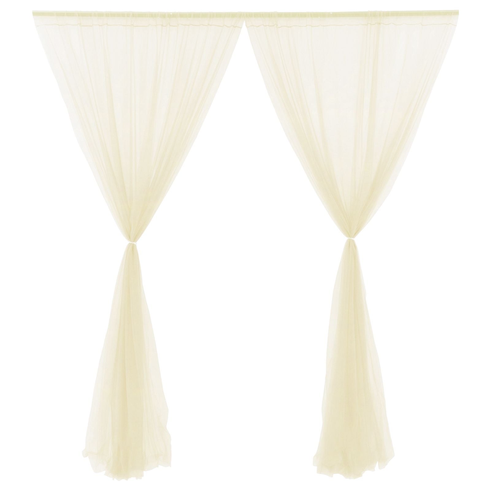 Wedding Party Window Screen Decoration Bedroom Outdoor Semi Transparent Mesh Curtains V1294-YM0523-220322QY03-2