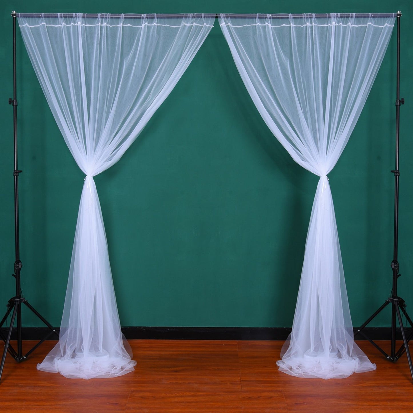 Wedding Party Window Screen Decoration Bedroom Outdoor Semi Transparent Mesh Curtains V1294-YM0523-220322QY03-2