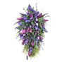 Artificial Flower Wreath Wreath with Lilacs Hyacinths Hydrangeas Spring Summer Floral Greenery Wreath A Small V1294-YM0523-220323DY02-1